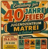 Event-Bild 40 Jahre Jugendzentrum Matrei in Osttirol