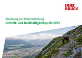 Event-Bild Verleihung Umwelt- und Nachhaltigkeitspreis der Stadt Innsbruck 2023