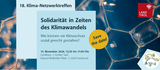 Event-Bild 18. Klima-Netzwerktreffen: „Solidarität in Zeiten des Klimawandels – Wie können wir Klimaschutz sozial-gerecht gestalten?“